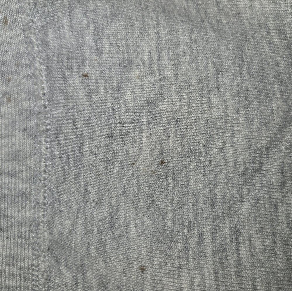 GUC- Champion Light Gray Crewneck Sweater with Teal Accents - Picture 5 of 7